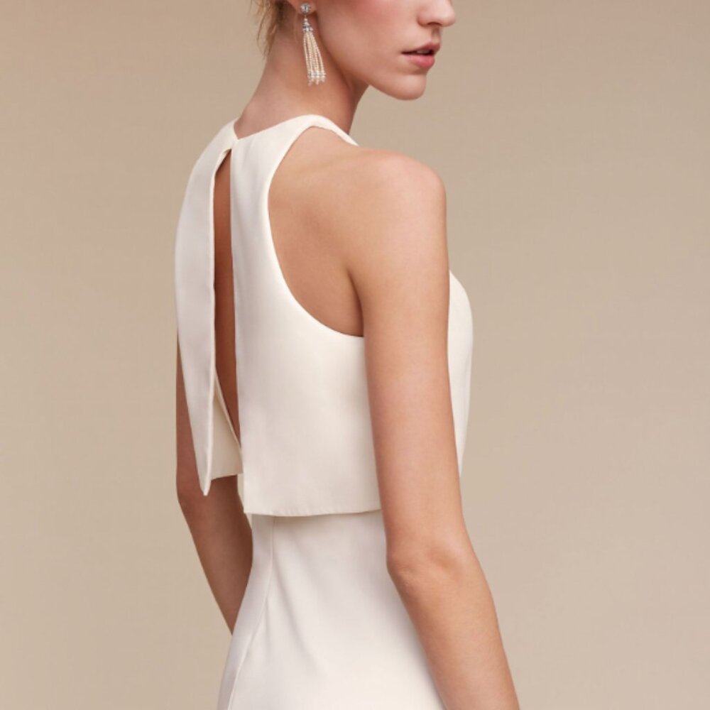 Jill Stuart Iva Crepe Maxi dress size 2 MSRP: $298 BHLDN